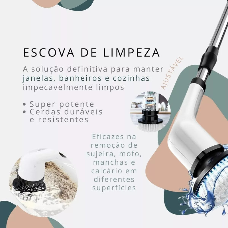 Escova de Limpeza Elétrica